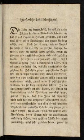 Vorbericht des Uebersetzers.