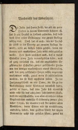 Vorbericht des Uebersetzers.