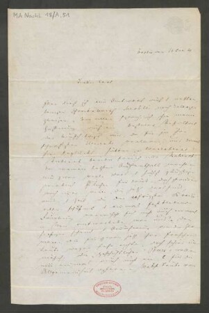 Brief an Carl Mendelssohn Bartholdy : 16.06.1860