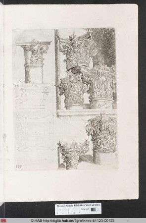 [Proportionsstudie korinthischer Kapitelle. Band IV.]