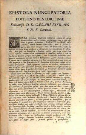 Sancti Hilarii Pictaviensis Episcopi opera, 1