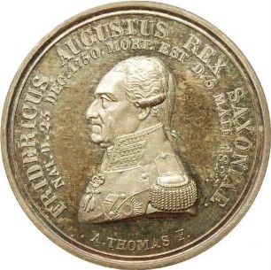 König Friedrich August I.- Tod