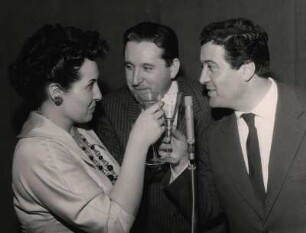 Jole Reboni Sopran, Angelo Rossi (rechts) Tenor