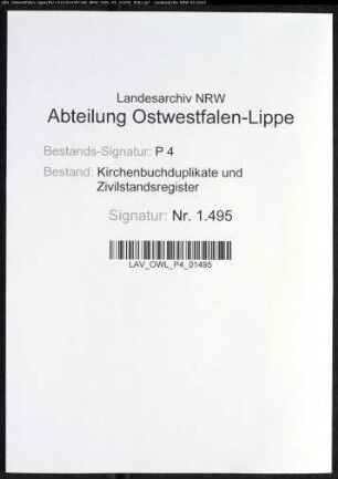 Kirchenbuchduplikat der katholischen Gemeinde Letmathe (GHT 1863-1865). (Gemeinde: Letmathe, katholische Gemeinde)