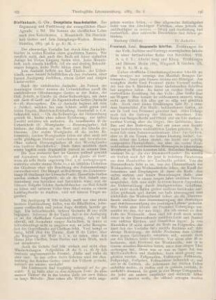 135-136 [Rezension] Dieffenbach, G. Chr., Evangelische Haus-Andachten. I. Bd. I. Monatsheft