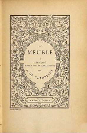 Le Meuble, I