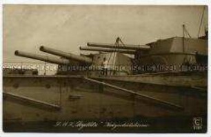Geschütze des Panzerkreuzers "Seydlitz"