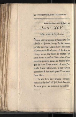 Lettre XCV.