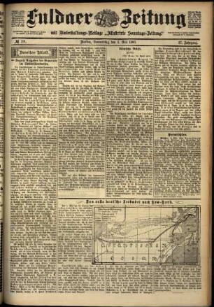Zweite Ausgabe vom Donnerstag, den 03. Mai 1900.