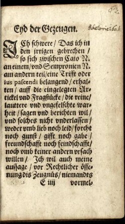 Eyd der Gezeugen.