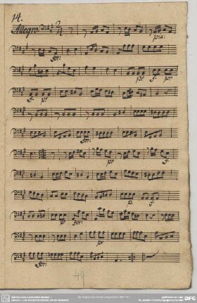 14. Allegro, A-Dur