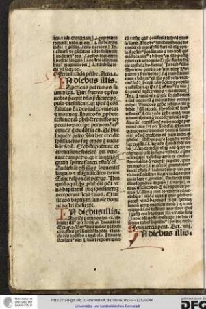 In diebus illis... Ante initium illius epistole scribit sanctus Lucas in eodem capitulo quod sanctus Petrus dixit Iudeis de Ihesu Christo...