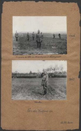 Ansprache des GFM. von Hindenburg an ein Frontregiment
