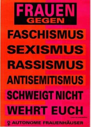 Frauen gegen Faschismus ...