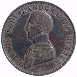 Münze, 1/2 Gulden, 1838
