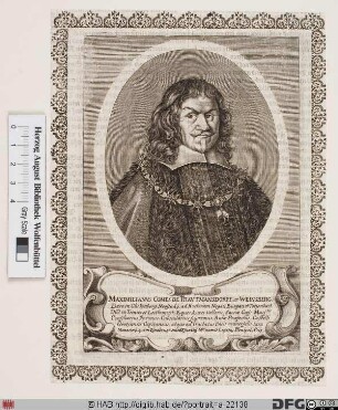 Bildnis Maximilian Frhr. Trauttmansdorff von (-Weinsberg) (1623 Reichsgraf)