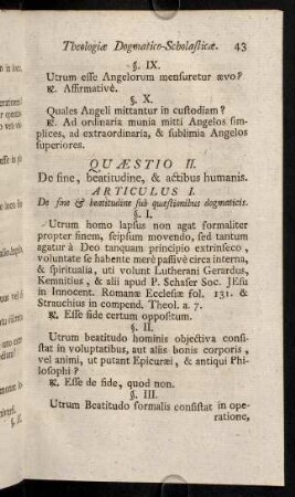 43-52, Quaestio II - III