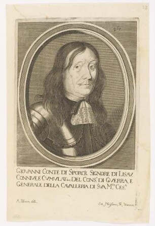 Bildnis des Giovanni di Sporck