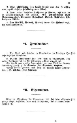 VII. Eigennamen.