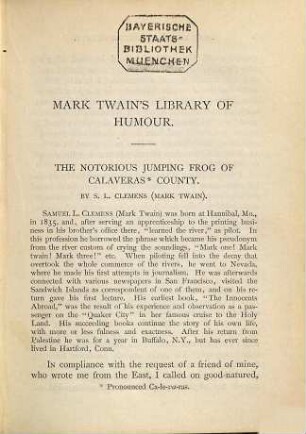 Selections from American humour