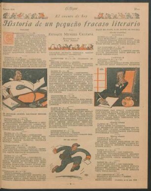 Historia de un pequeño fracaso literario : El cuento de hoy