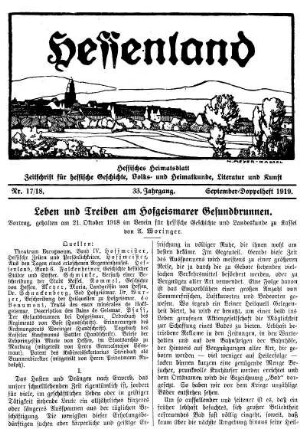 Nr. 17/18, September 1919