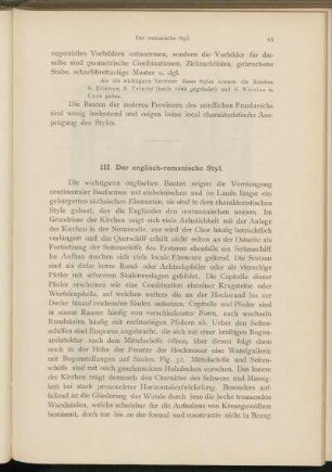 III. Der englisch-romanische Styl.