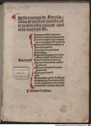 Tractatus de successionibus ab intestato