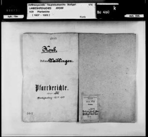 Korb (Württemberg): Pfarrberichte und Pfarrbeschreibungen