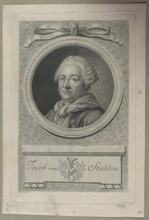 Bildnis des Jacob von Stählin