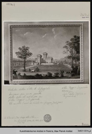 Vedute der Villa di Cafaggiolo - Veduta della Villa di Cafaggiolo