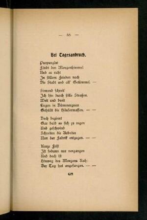 55, Bei Tagesanbruch