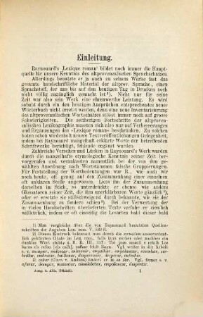 Beiträge zur Lexikographie des altprovenzalischen Verbums