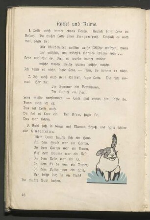 Rätsel und Reime.
