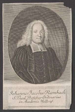Porträt Johann Jakob Rambach (1693-1735)
