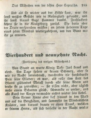 Vierhundert und neunzehnte Nacht