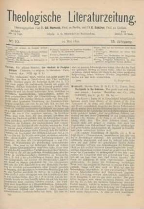 249-250 [Rezension] Vernes, Maurice, Les résultats de l‘exégèse biblique. L‘histoire, la religion, la littérature
