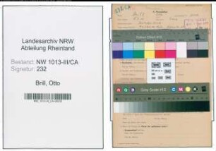 Entnazifizierung Otto Brill , geb. 30.08.1903 (Schaffner)