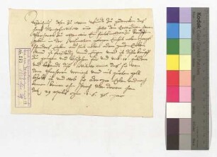 Anna, Witwe des Hans Menges, verkauft der Pfarrei Appenweier ein Viertel Matten zu Appenweier um 10 Gulden.