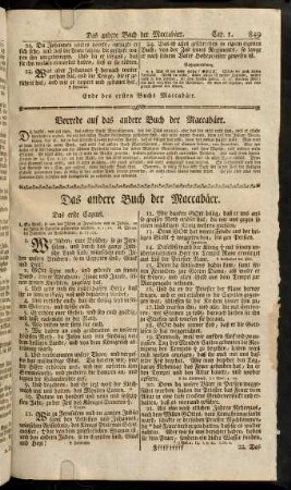 849-859, Vorrede; 1. - 9. Capitel