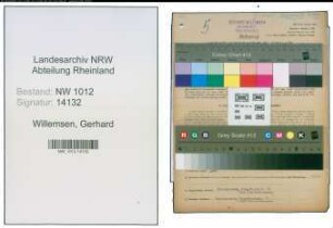 Entnazifizierung Gerhard Willemsen , geb. 20.06.1889 (Malermeister)