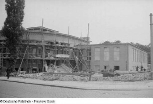 Blick auf die Baustelle