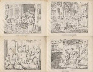 Goethe, Hermann und Dorothea. Zeichnungen von M. Oppenheim. Auf Stein gezeichnet von A. Lucas