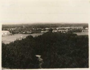 Blick von der Halde der Kohlengrube Werninghoff auf Maukendorf