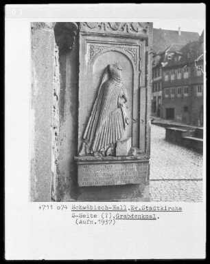 Epitaph einer Unbekannten