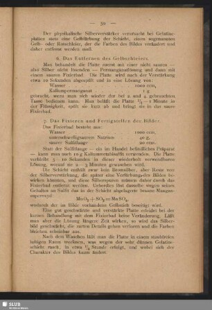 Das Entfernen des Gelbschleiers