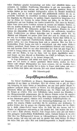 Segelflugmodellbau.