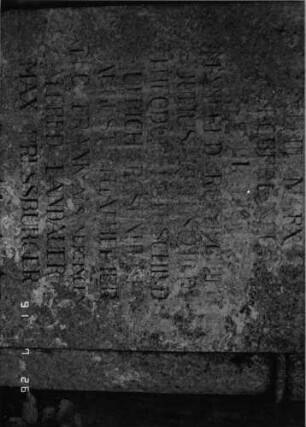 Grabstein 196 [Hahn S. 43 Abb. 27]: Grabstein 196 (Detailaufnahme 4) [Hahn S. 43 Abb. 27]