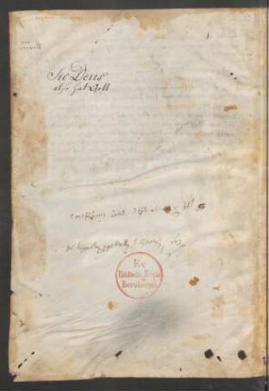 Notizen, Federproben, lat. und dt.