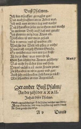 Der ander Buß Psalm ...